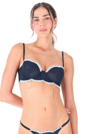 ELLIPSE AURA UNDERWIRE BRA BLUE