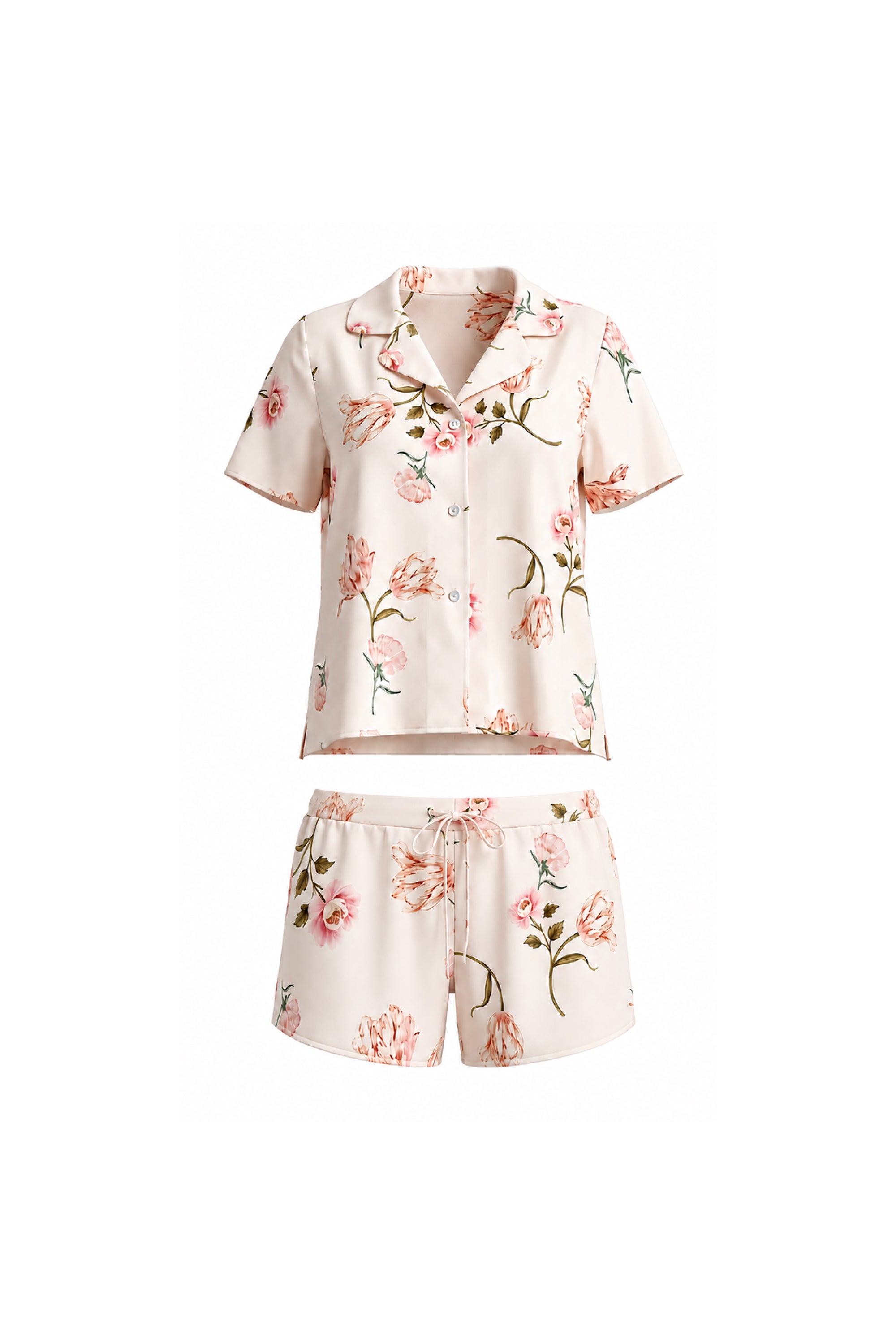 ELLIPSE CHERRY BLOSSOM PAJAMA SHORT SET