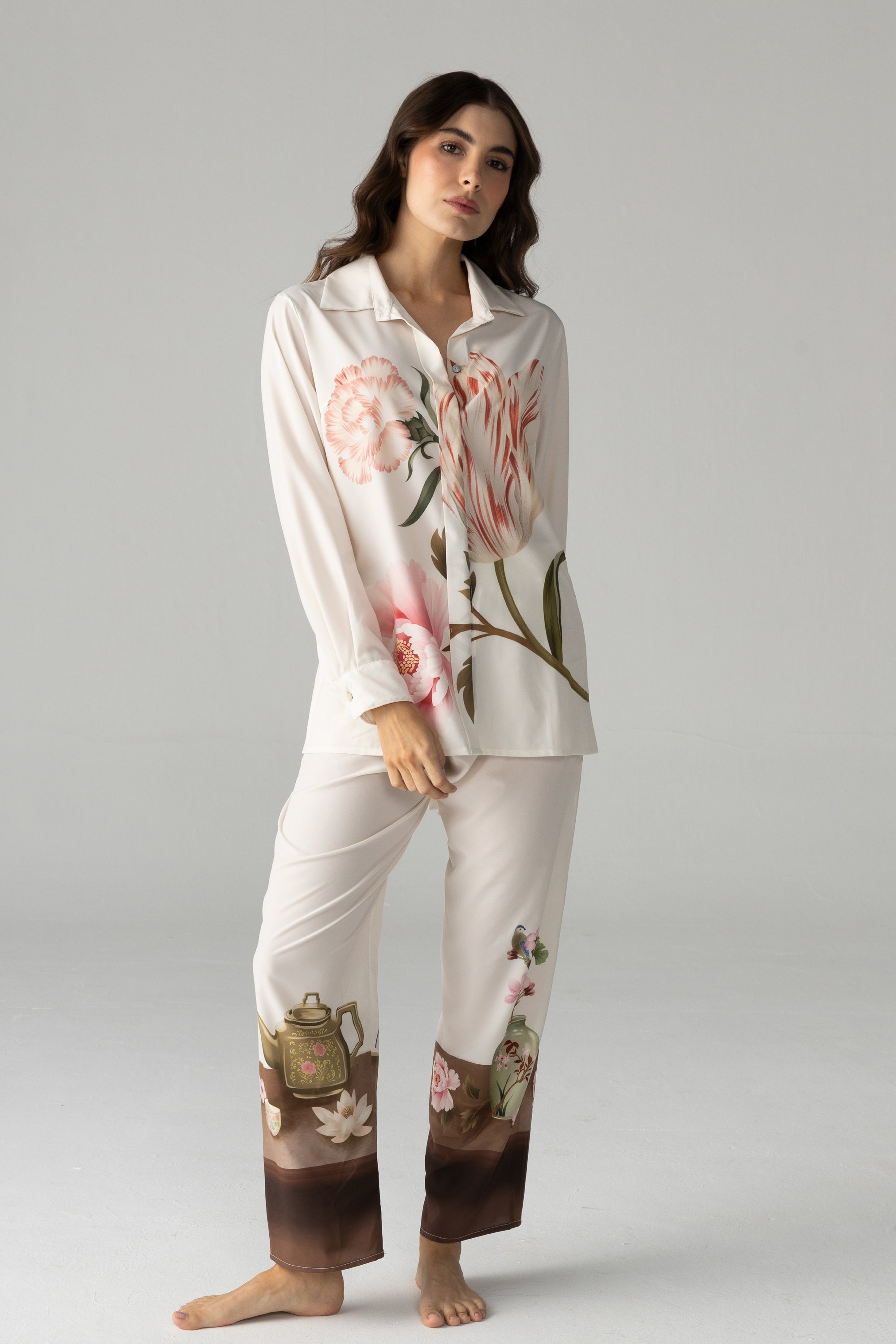 ELLIPSE CHERRY BLOSSOM PAJAMA PANTS SET