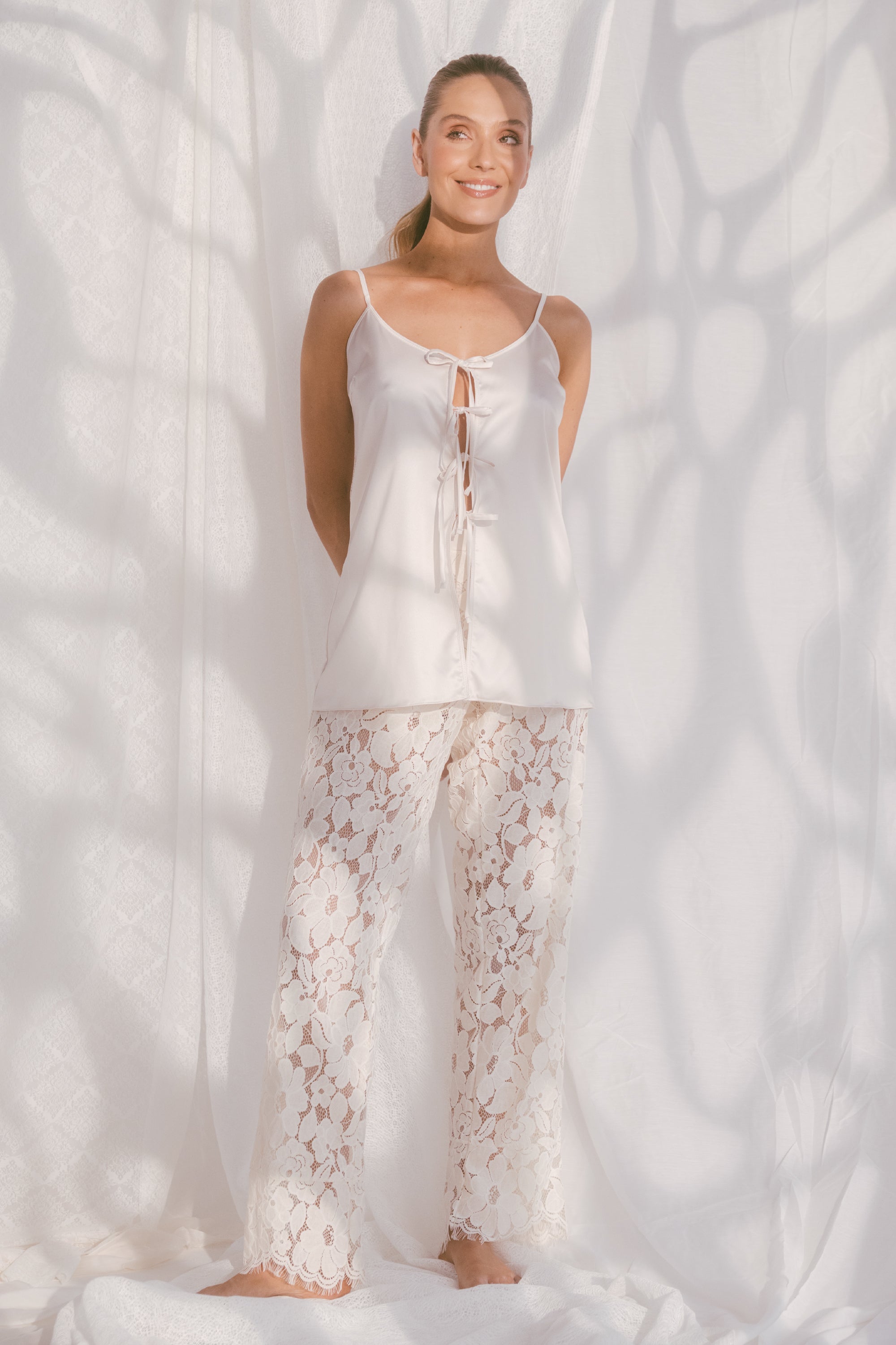 ELLIPSE AURA PAJAMA PANTS SET NUDE