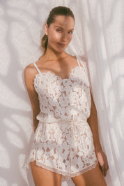 ELLIPSE AURA ROMPER NUDE