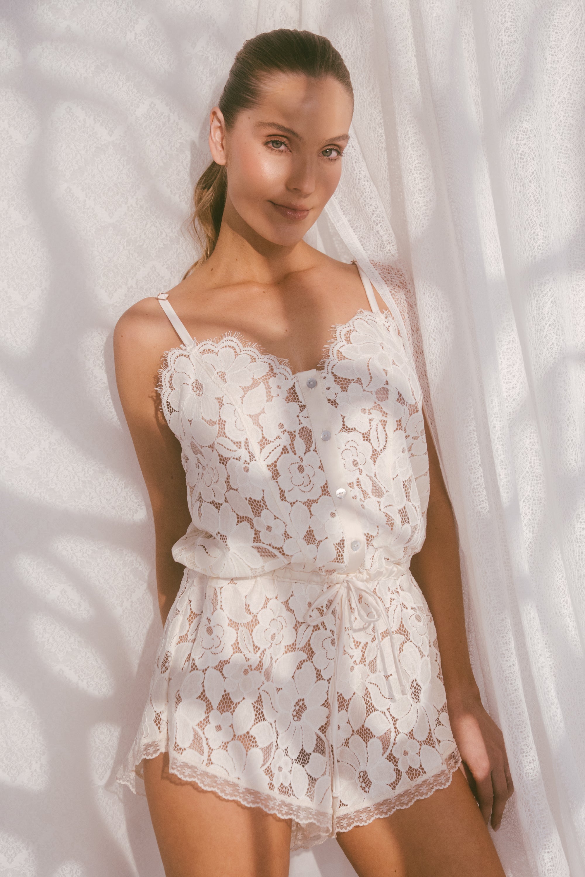 ELLIPSE AURA ROMPER NUDE