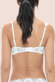 Connecting with Culture Strapless Bustier Bra Ivory