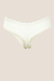 IVORY ULTRA COMFORTABLE INVISIBLE ELLIPSE PANTY MADE OF MICROMODAL