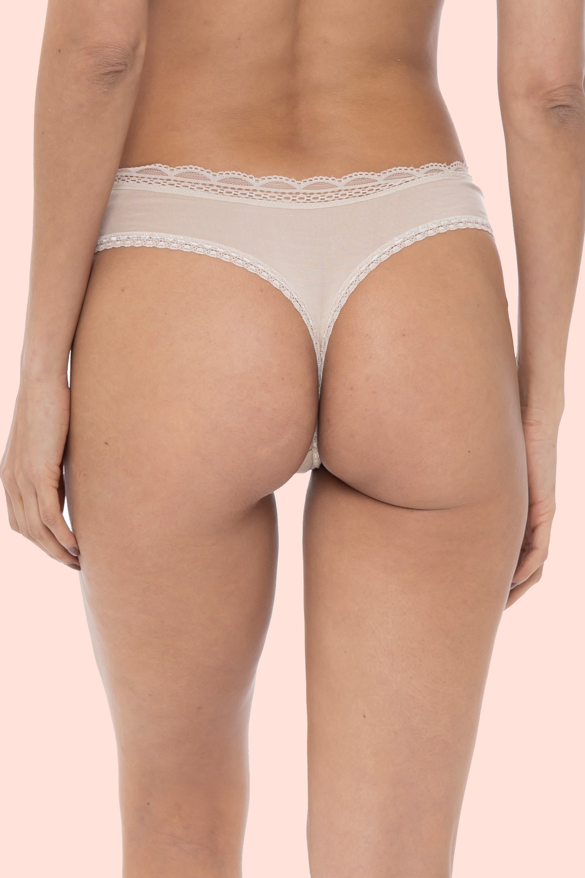 SKIN-TONE ULTRA COMFORTABLE INVISIBLE ELLIPSE PANTY MADE OF MICROMODAL