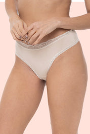 SKIN-TONE ULTRA COMFORTABLE INVISIBLE ELLIPSE PANTY MADE OF MICROMODAL