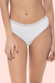 IVORY ULTRA COMFORTABLE INVISIBLE ELLIPSE PANTY MADE OF MICROMODAL