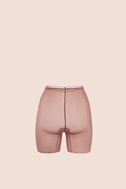 Invisible Mid Tight Tulle Short Plum