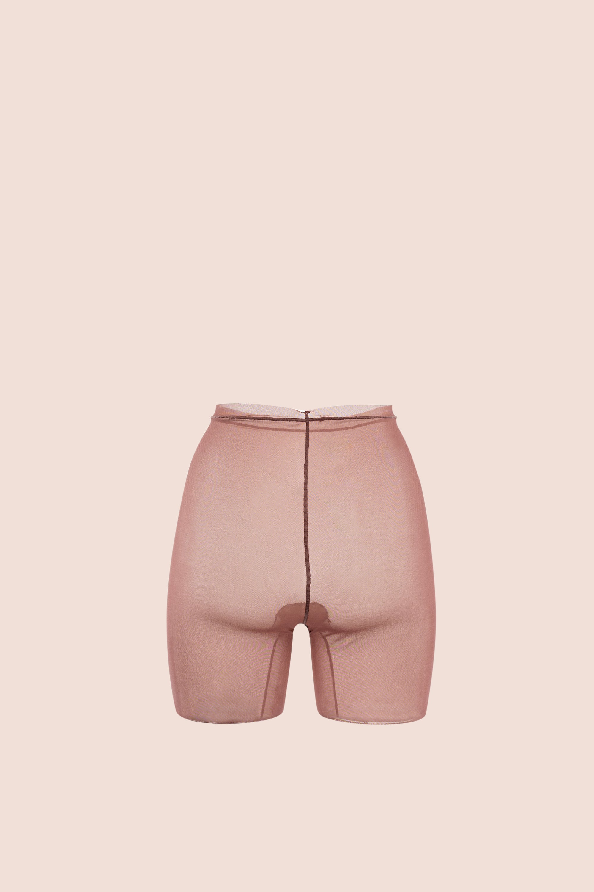 Invisible Mid Tight Tulle Short Plum