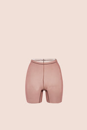 Invisible Mid Tight Tulle Short Plum