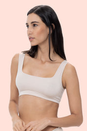 Ellipse Smooth Nude Micromodal Underwire-Free Top, Ultra Comfortable