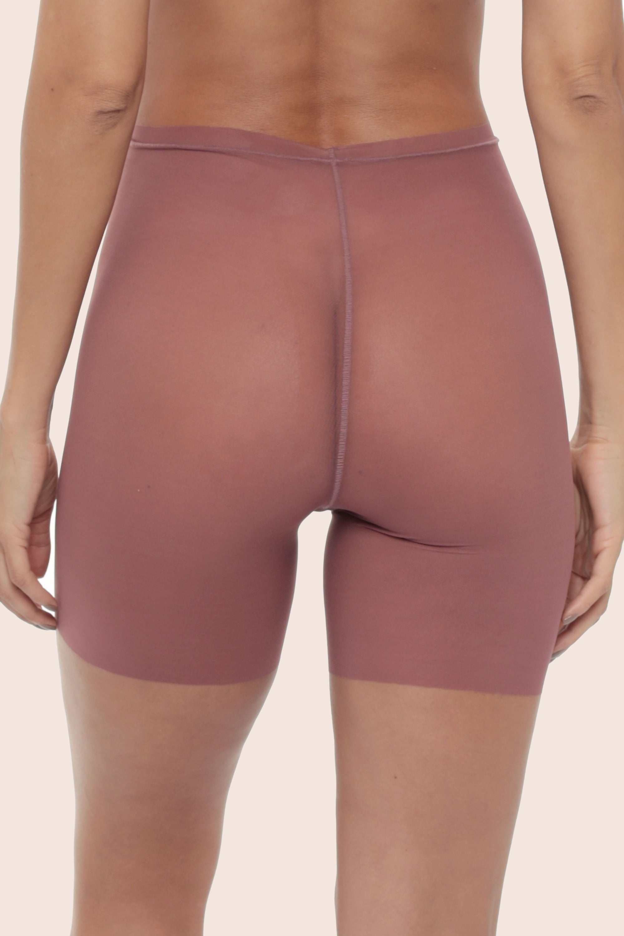 Invisible Mid Tight Tulle Short Plum