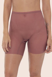 Invisible Mid Tight Tulle Short Plum
